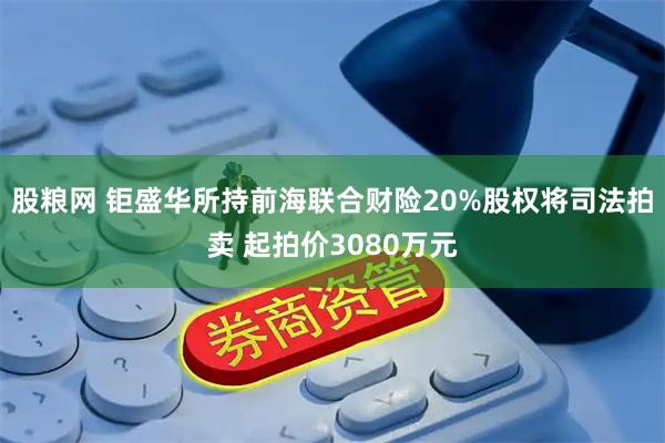 股粮网 钜盛华所持前海联合财险20%股权将司法拍卖 起拍价3080万元